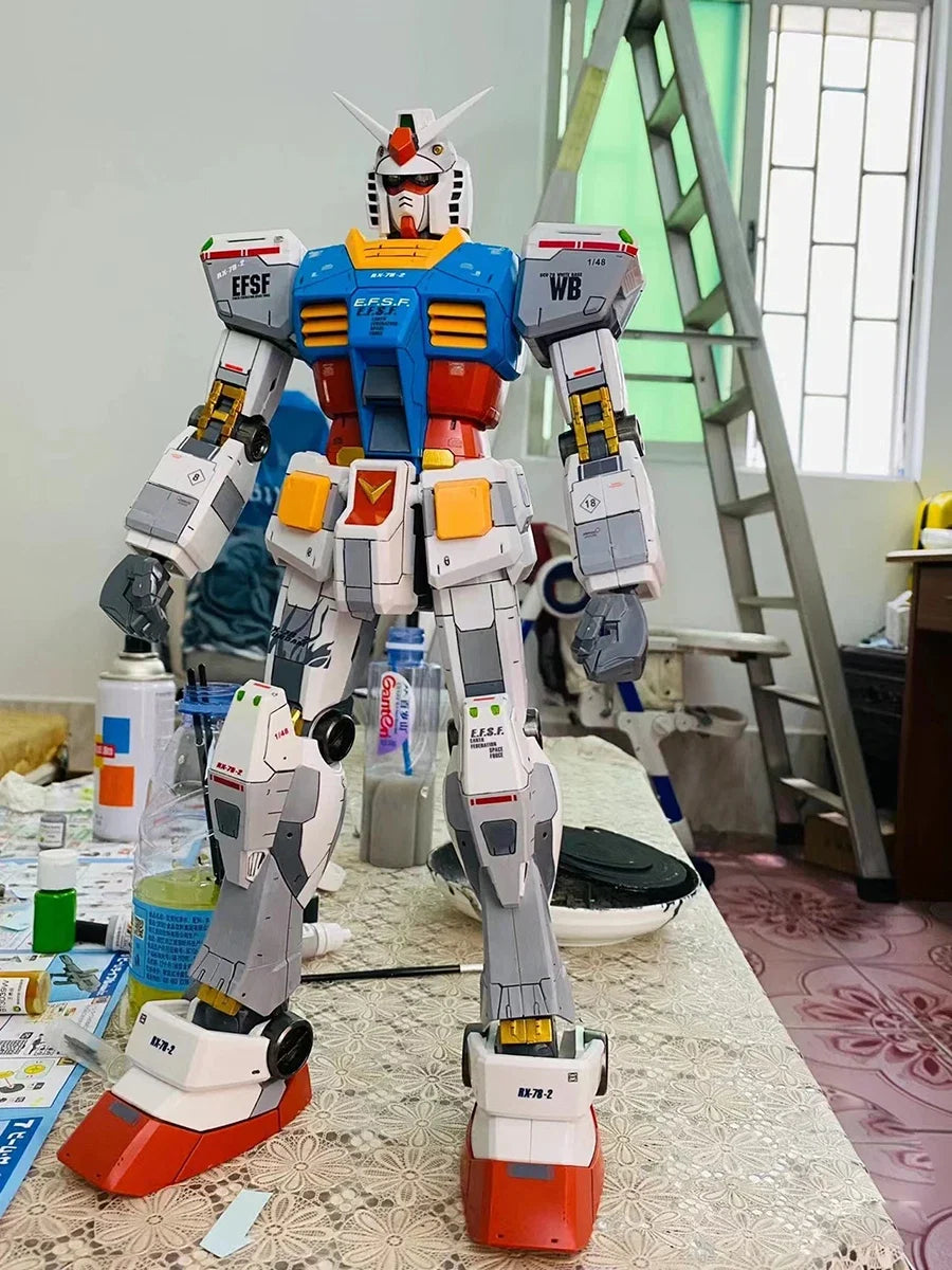 Daban 1/48 Mega Assembly Model Rx782 Domestic Mechanical Suit Toy Collectible Gift Suitable For Ages 4 And Above