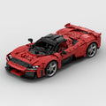 Super Sports Car Moc Building Bricks F80 Champion Speed Cars Model Building Technology Modular Block DIY Toy Holiday Gifts