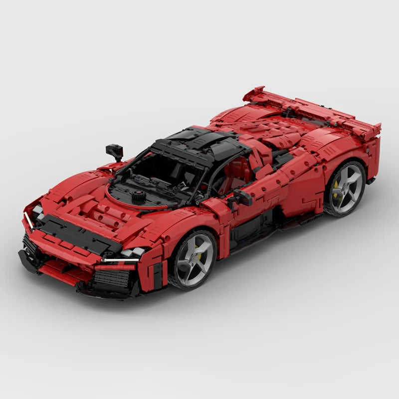 Super Sports Car Moc Building Bricks F80 Champion Speed Cars Model Building Technology Modular Block DIY Toy Holiday Gifts