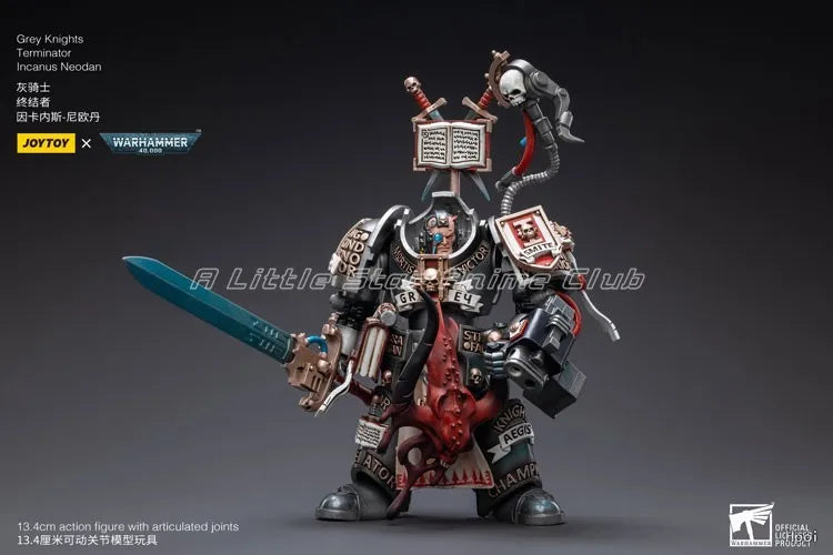 In Stock Original JOYTOY 1/18 Action Fique Warhammer 40000 Grey Knights Terminator Incanus Neodan Model Toy