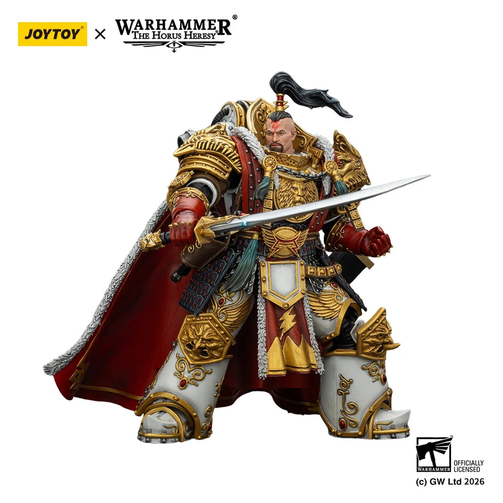 JOYTOY Warhammer "The Horus Heresy" White Scars Jaghatai Khan Primarch of the Vth Legion MKIll Tactical Legionary