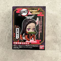 BANDAI Demon Slayer Action Figures Model 4CM Tanjirou Giyuu Obanai Sanemi Nezuko Kanae  Key Chain Pendant Series Original