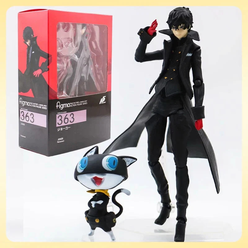 Amamiya Ren Action Figure Persona 5 Figures Figma 363 Replica Desk Decoration Doll Statue Collection Model Kid Birthday Gift