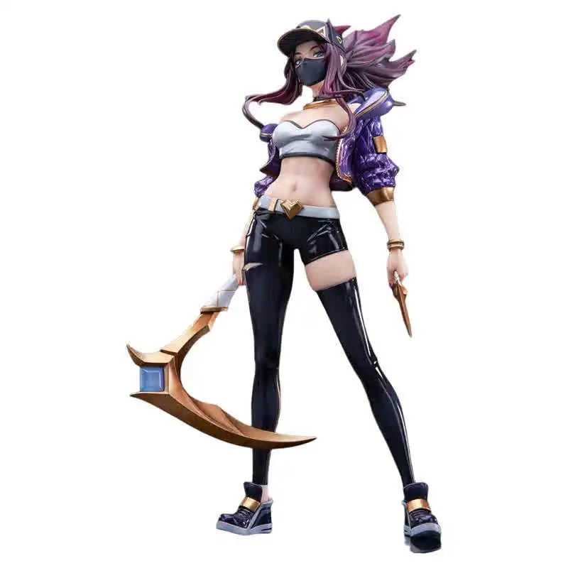 APEX INNOVATION K/DA Akali The Rogue Assassin PVC Figure Collectible Model Figurine Genuine Character Model Toy Gift Collection