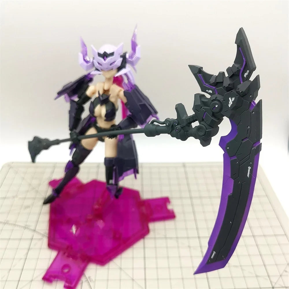 【No Figure】1/12 Scale Female Resin 3D Unpainted Conversion Parts Large Scythe Fit Kotobukiya Model For Collection For DIY