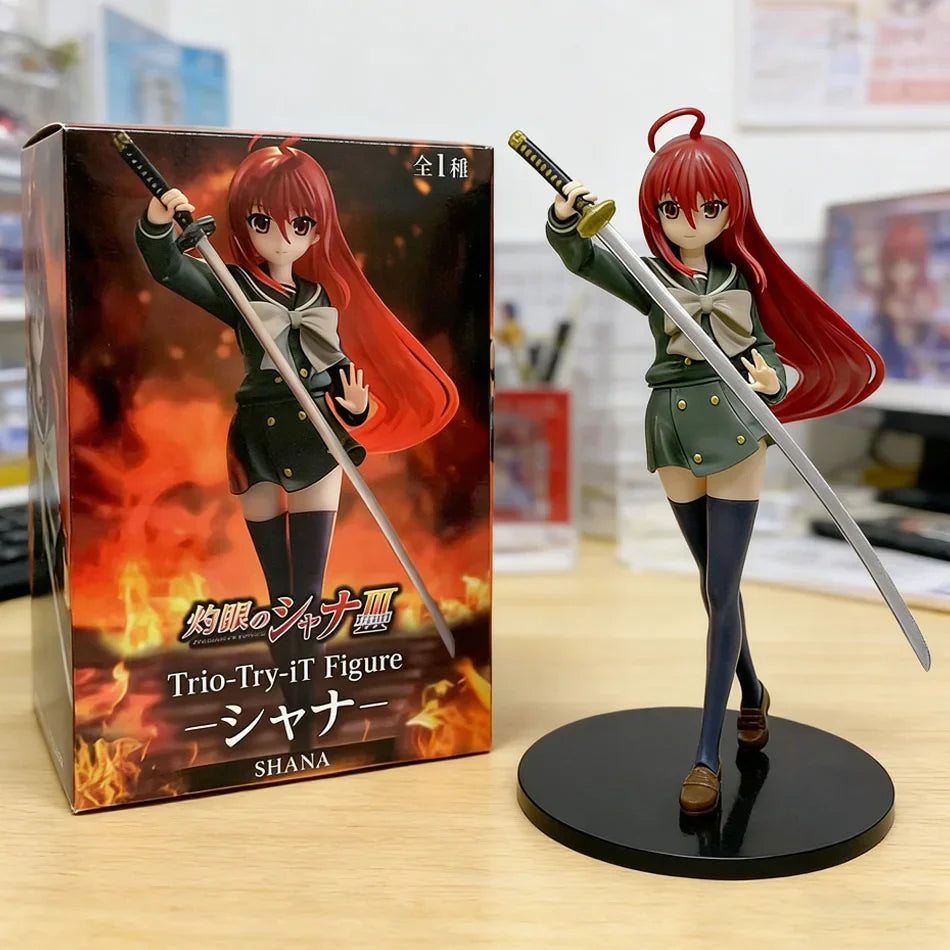 Anime Shakugan no Shana Shana Punish the crime PVC Action Figures Model Collection Ornament Anime Cartoon Model Gift