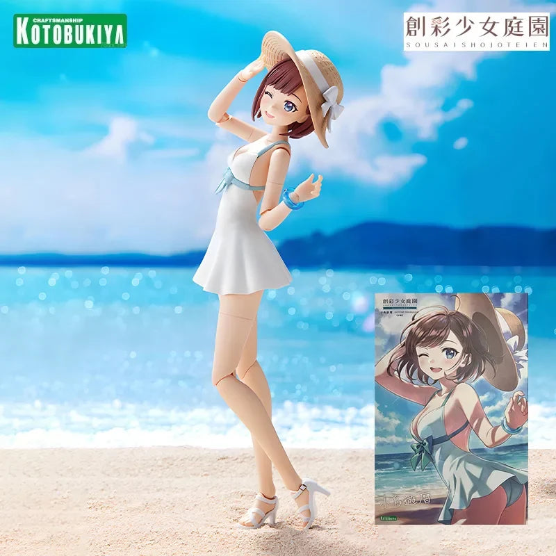 Kotobukiya Original The Garden of Creative Colorful Girls Series Yuri Kotori [Swimsuit]  Action Figure Assembly Toys Model