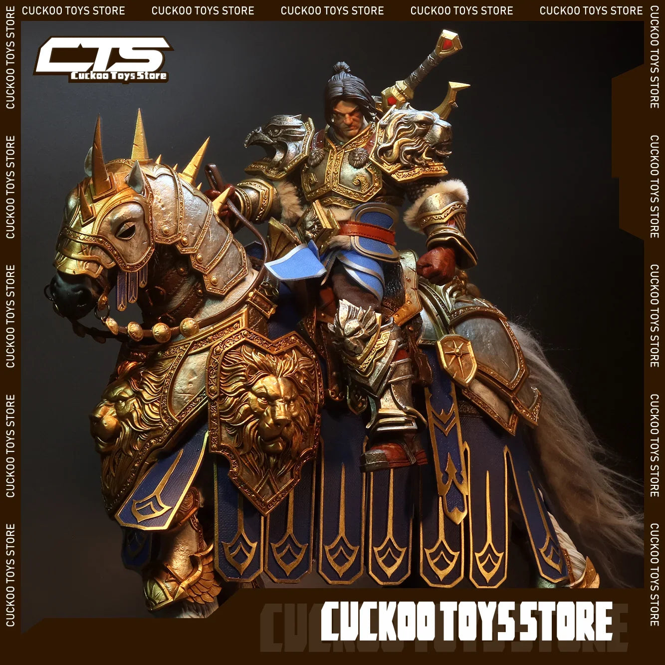 Pre-sale FISHTOYS Fish Play Knight War Horse War Beasts 1/12 Animal Action Figure Mount Accessories Statue Customized Decoration