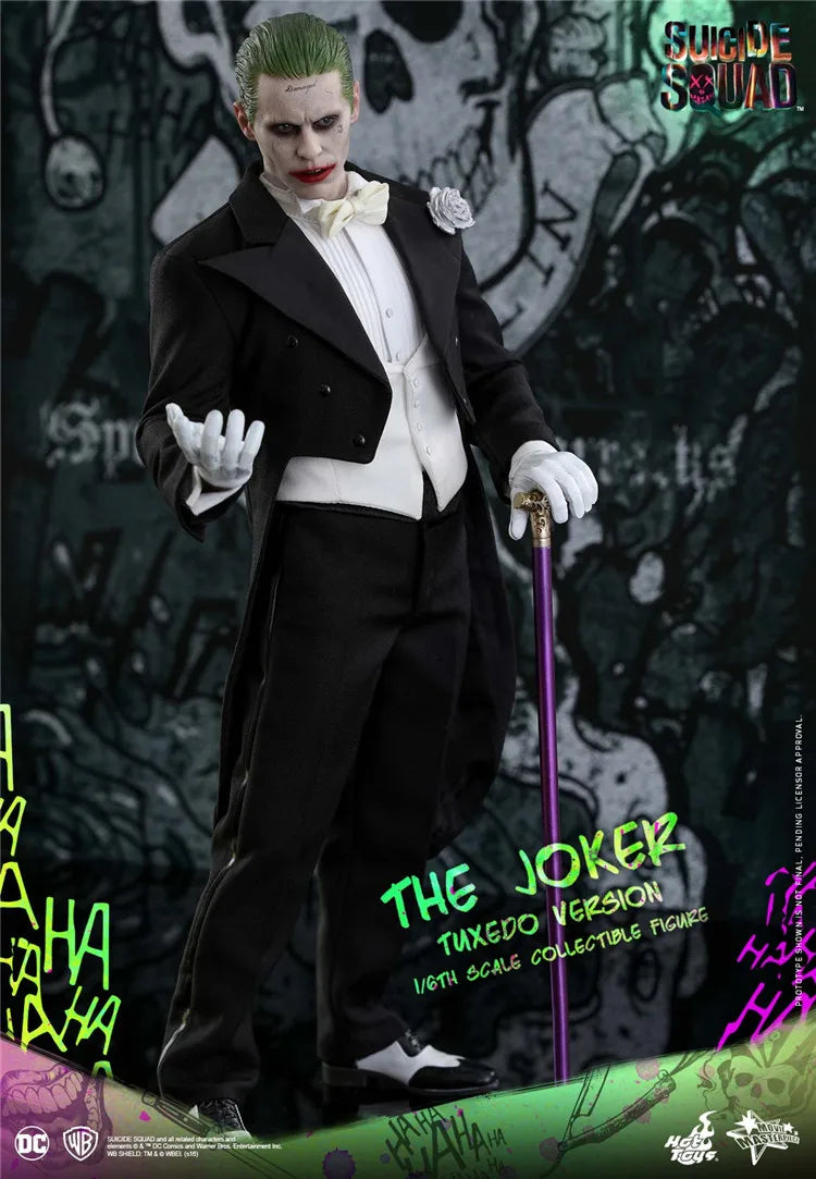 HOTTOYS HT 1/6 MMS395 DC Comics Role Male Soldier Jared Leto Suicide Squad Tuxedo Version Joker Full Set 12in Action Figure Body