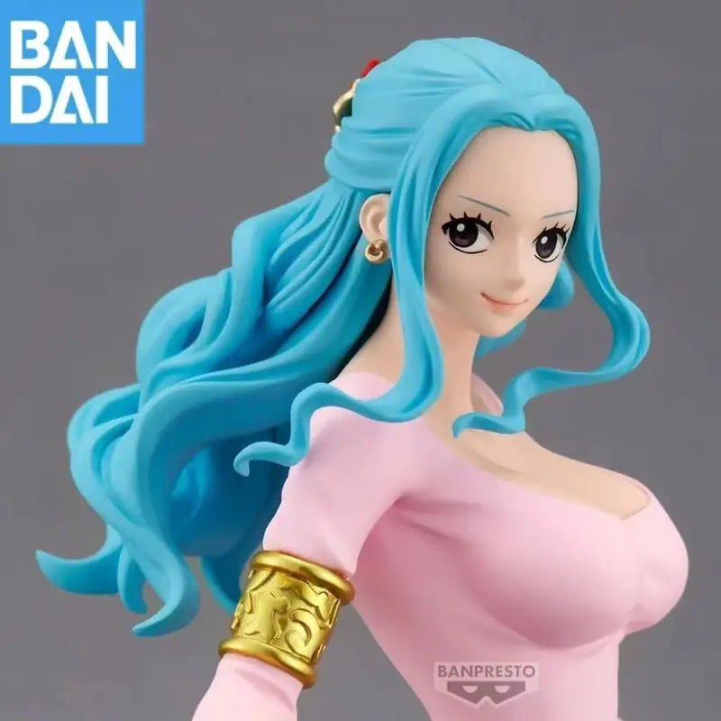 In Stock Bandai Namco Banpresto One Piece 25th Glitter Glamours Nefeltari D Vivi Anime Figure 23cm PVC Collectible Model Toy Gif