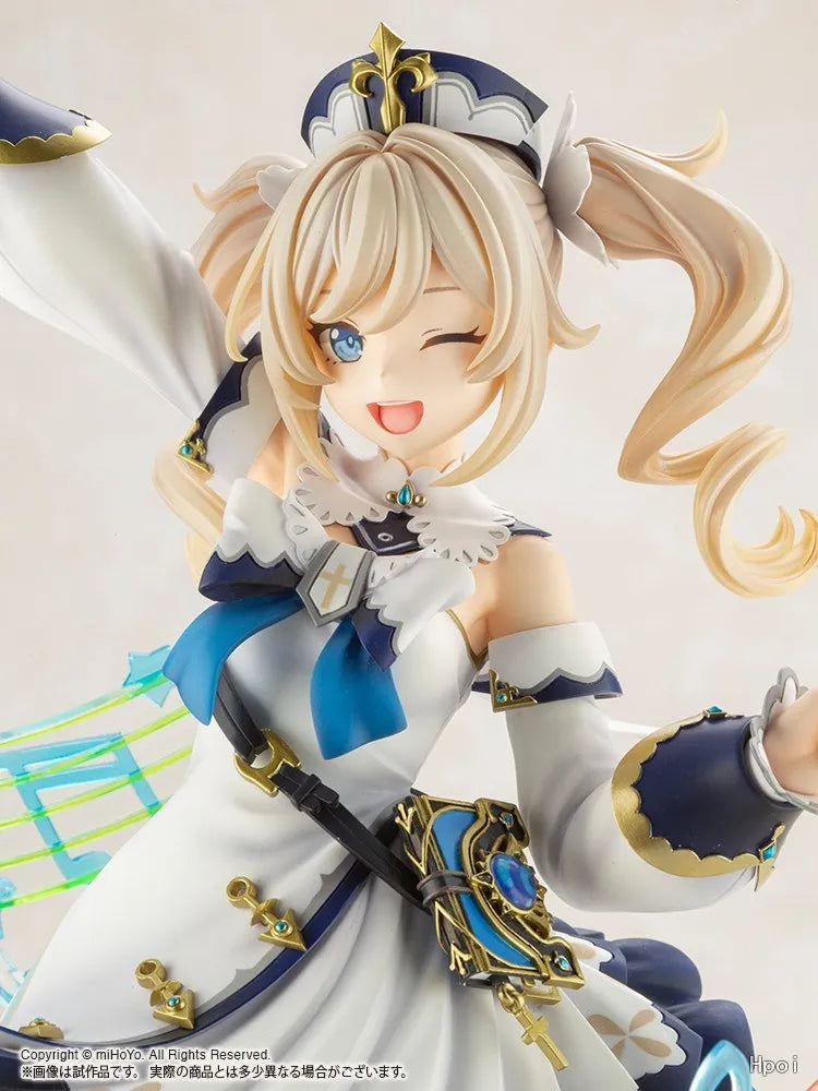 20cm Anime Genshin Impact Barbara Figure Genshin Impact Lumine Action Figure Traveler Aether Venti Figurine Collectible Doll Toy