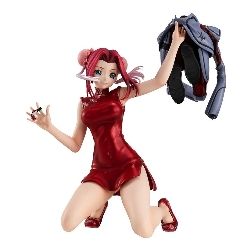 Code Geass Lelouch of the Rebellion Kallen Stadtfeld Original genuine PVC Action Anime Model Toys Figure Collection Doll Gift