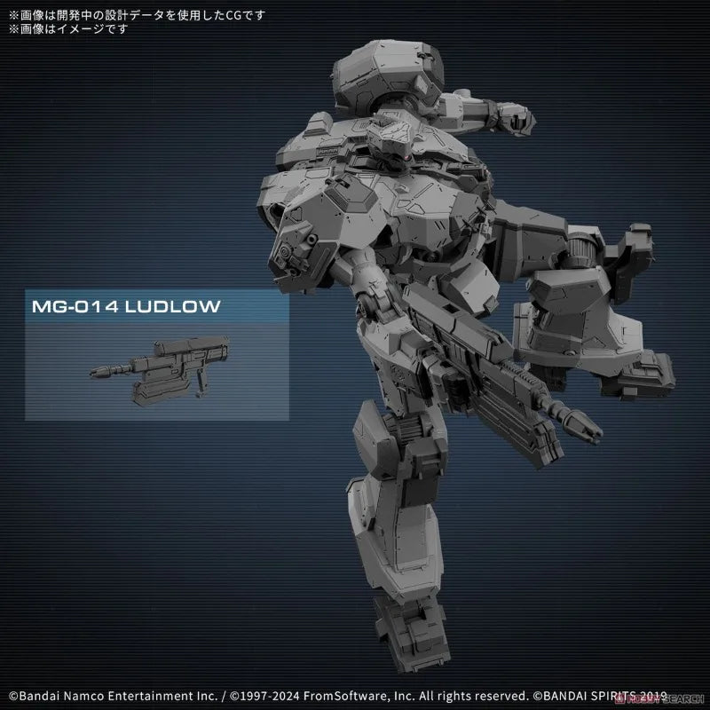 Bandai Original Genuine 30MM Armored Core Ⅵ Fires of Rubicon Balam Industries BD-011 Melander Model Toys Action Figures Gift