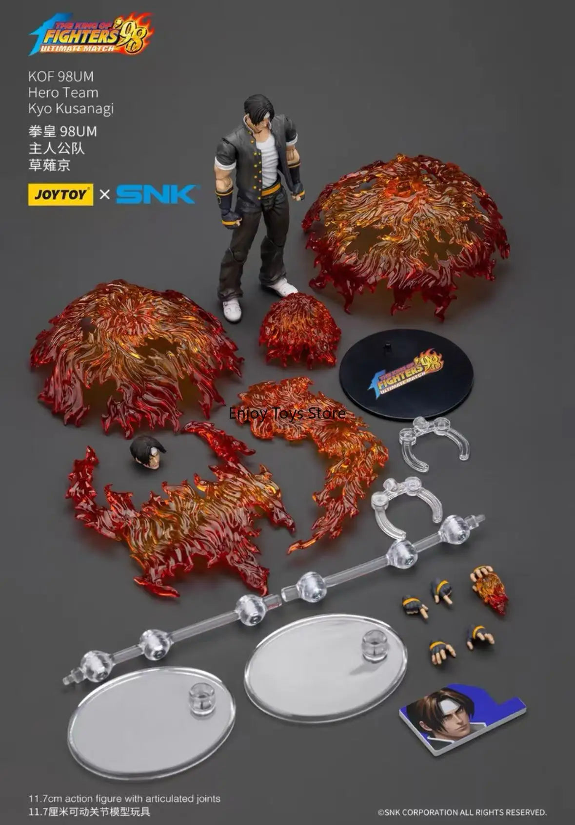 JOYTOY Dark Source X SNK The King of Fighters '98 UM: Hero Team 3-Pack 1:18 Scale Poseable Action Figure Model - in Stock
