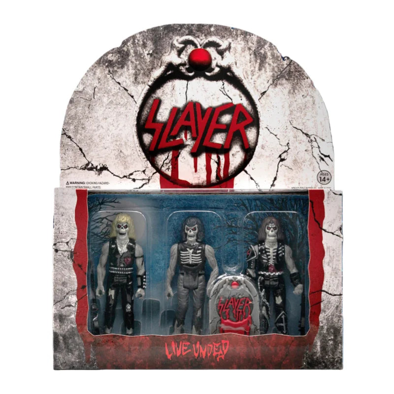 In Stock Super7 Slayer Reaction Live Undead (3-Pack) Action Figure Collection Decoration Ornament Model Toy Birthday Gifts