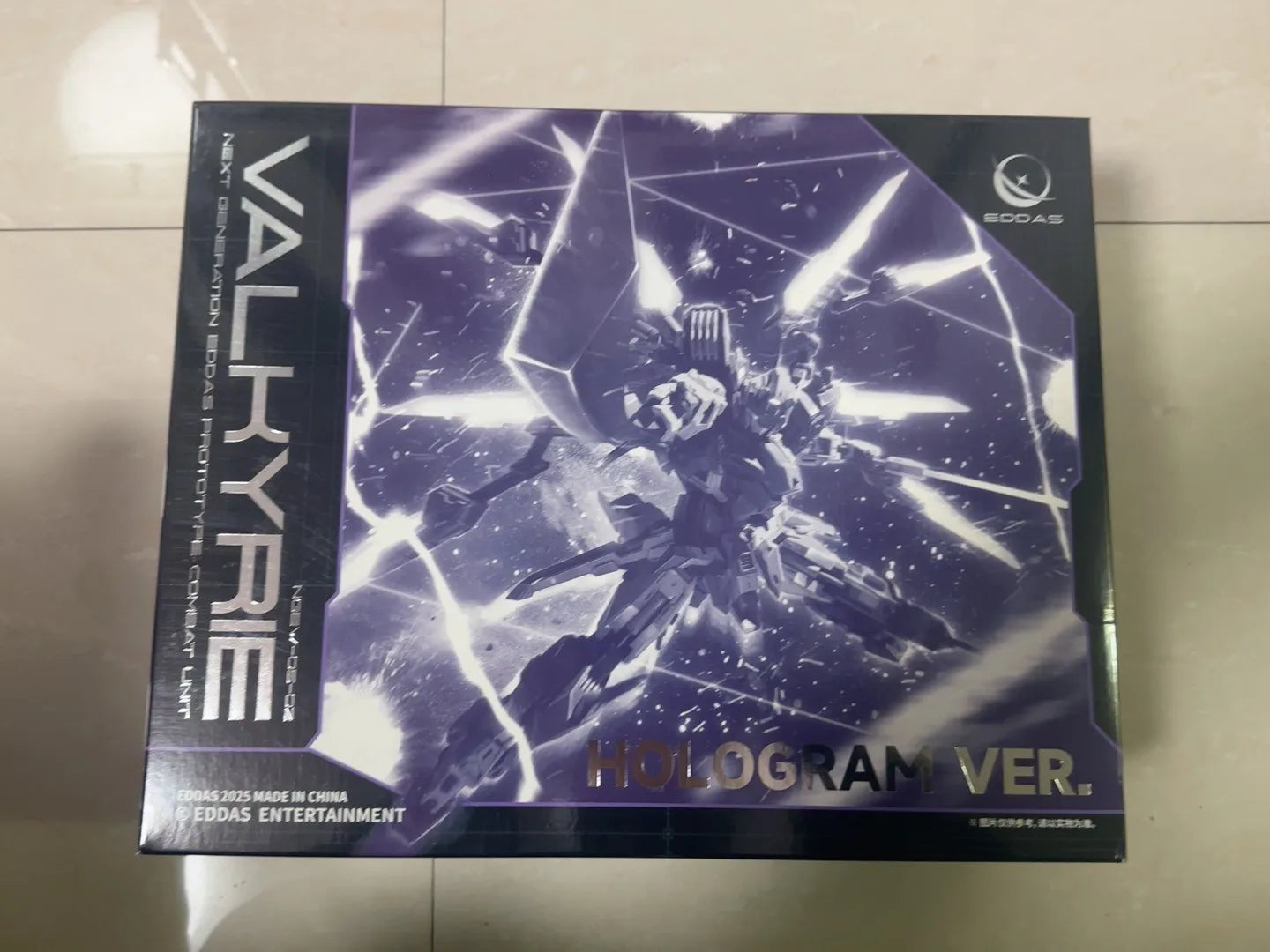 In Stock Eddas Asgard 1/100 Holographic Limited Hologram Valkyrie Mechanical Clear Ver.Action Figures Assembly Model Toy Gift