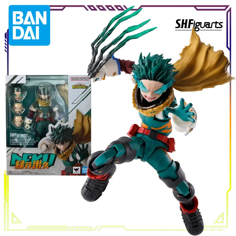 BANDAI Original S.H.Figuarts My Hero Academy Series Green Valley Has Been Out for A Long Time Anime Action Figure Model Toys
