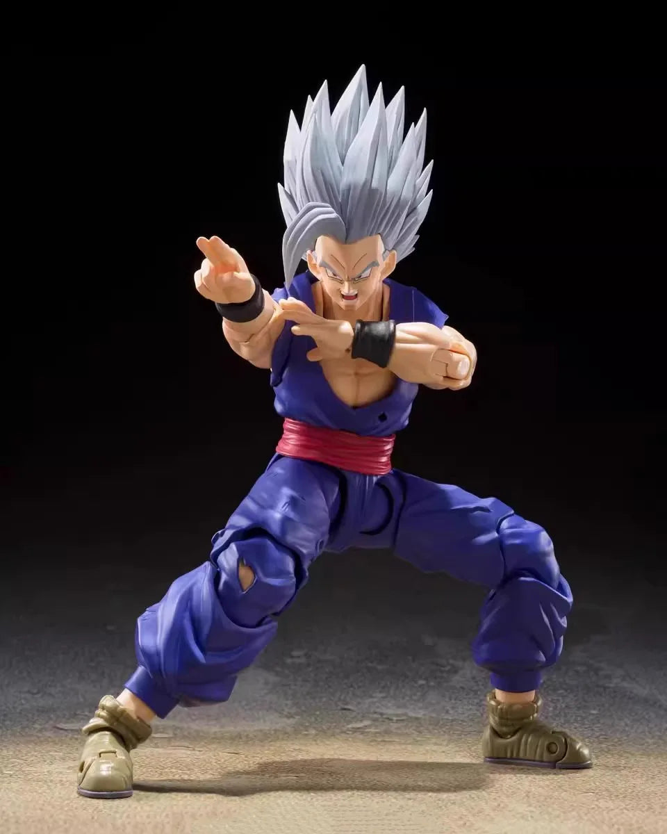Shf Dragon Ball Son Gohan Beast Action Figure PVC Movable Collection Doll Anime 17cm Super Saiyan Gohan Figurine Model Toys Gift