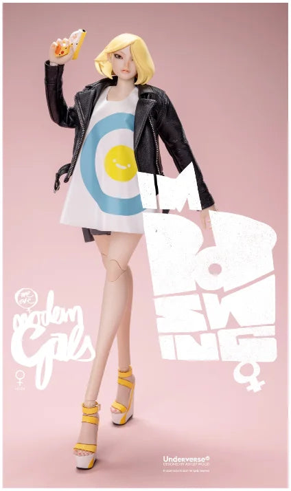 【Auf Lager】Original Underverse MODERN GALS POPSWING 1/6 Actionfigur Spielzeugmodell Sammlerstücke Geschenke