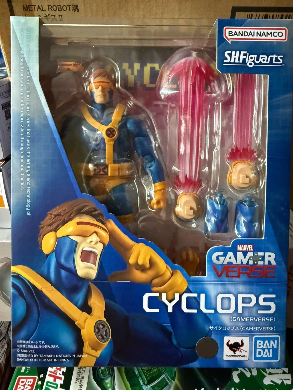 Original Bandai SHF Cyclops Actionfigur auf Lager