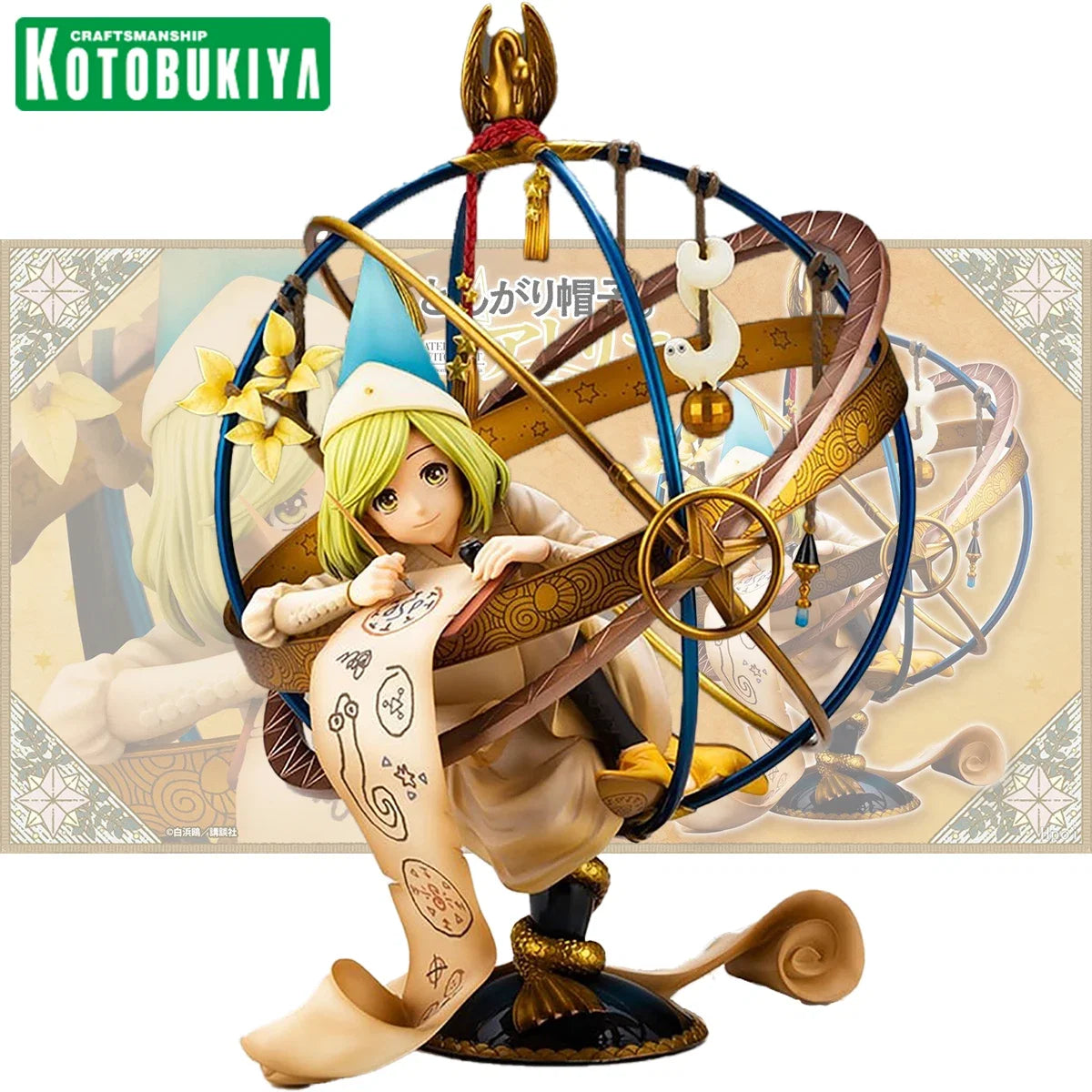 In Stock Original Kotobukiya Prepainted Tongari Boushi No Atelier Coco Fudemushi Anime Figure Model Decoration Collection Series