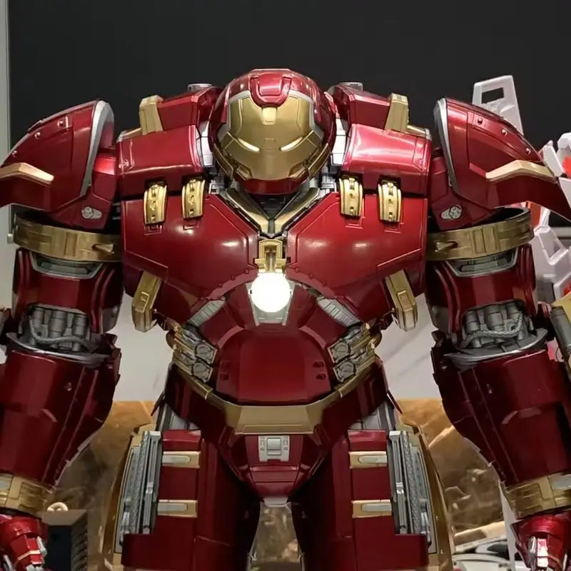 Original Fondjoy Toys Marvel Legends Iron Man Action Figure Mark Hulkooster Hulkbuster Armor 1/7 Assembly Custom Model Toys Gift