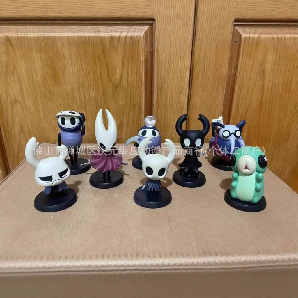 Q Version Hollow Knight Silk Song Knight Hornet Grub Zote Quirrel Shade Cornifer Myla Pvc Figures Model Doll Toy Collection Gift