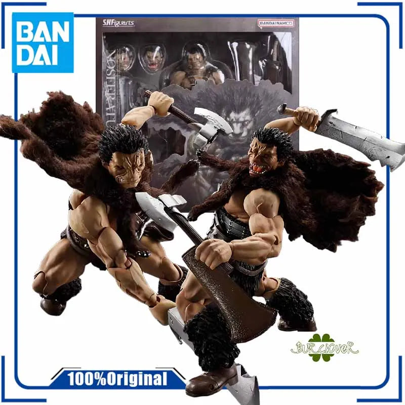 Bandai Original SHF Anime Figure BERSERK NOSFER ATU ZODD Action Figure Toys For Boys /Girls /Kids /Christmas Gift