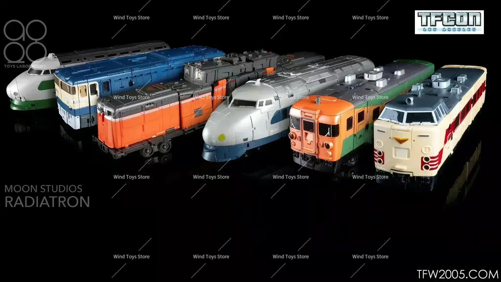 Trainbots Transformation Moon Studio Raiden Train Combination MS06 MS05 MS04 Moon Shine Action Figures Toy Hobby Gift Collection