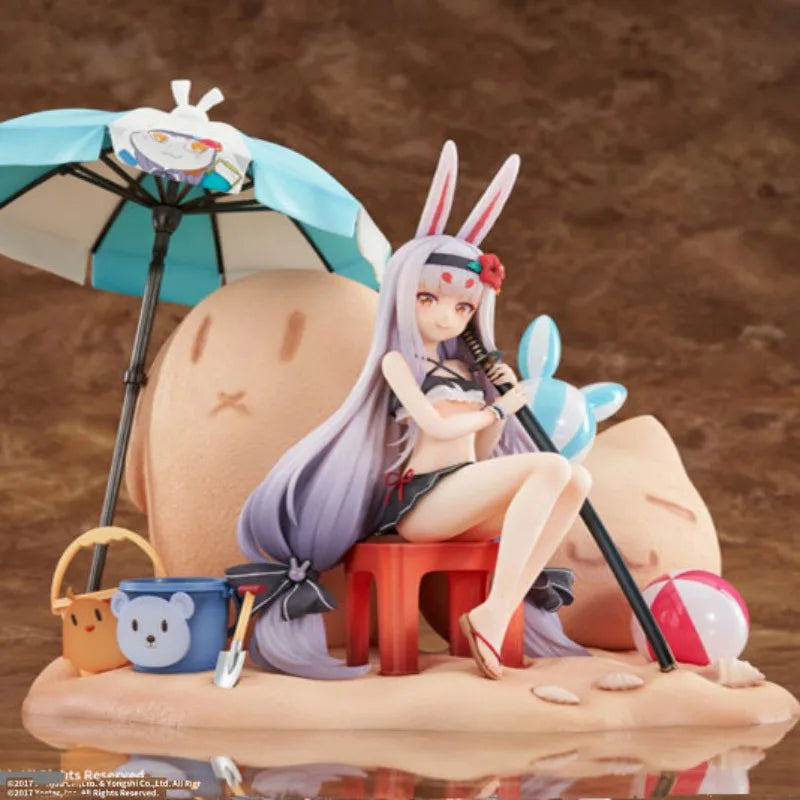100% Original:Azur Lane Shimakaze Resting on the Summer Island PVC Action Figure Anime Figure collectible Model Toys Doll Gift