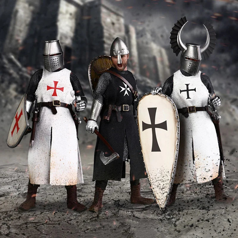 COOMODEL 1/12 Handheld Empire Series PE001 Teutonic Knights PE003 Hospital Knight Full Set 6" Action Figures In Stock
