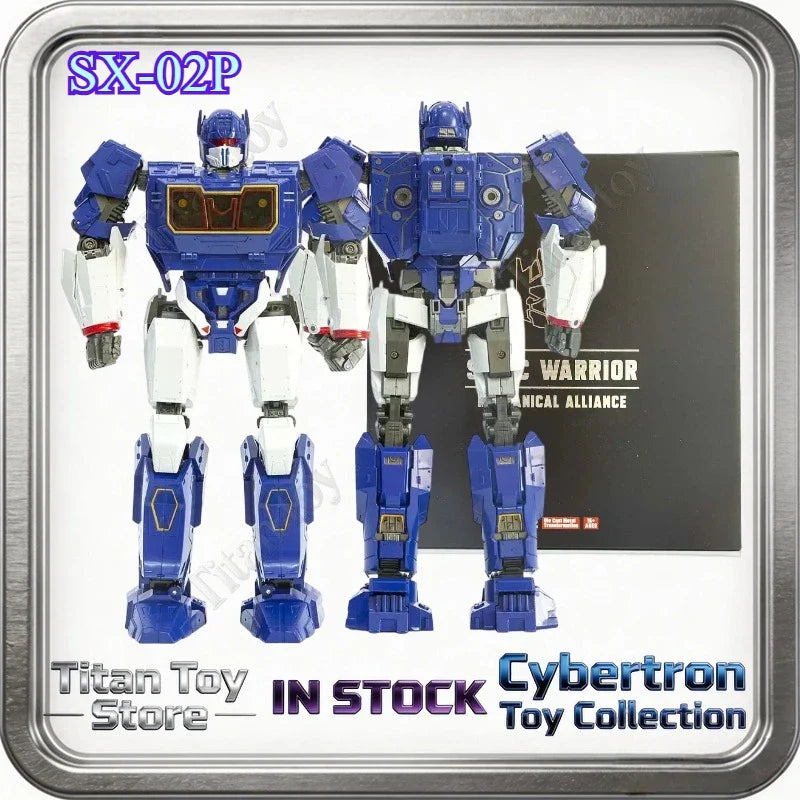 AUF LAGER Neuer verformter Spielzeug-Donnerkrieger SX-02P SX02P Sonic Speed Warrior Action Bewegliche Puppe Spielzeugsammlung Geschenke