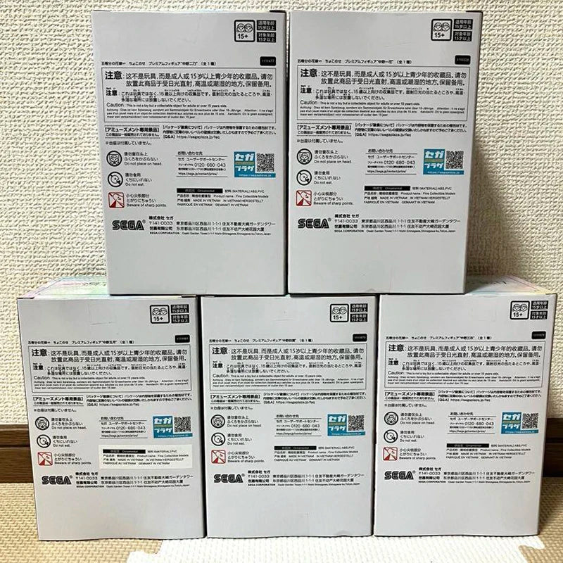 In Stock Original SEGA PM The Quintessential Quintuplets Nakano Ichika Nino Miku Yotsuba Itsuki PVC Anime Action Figures Toy