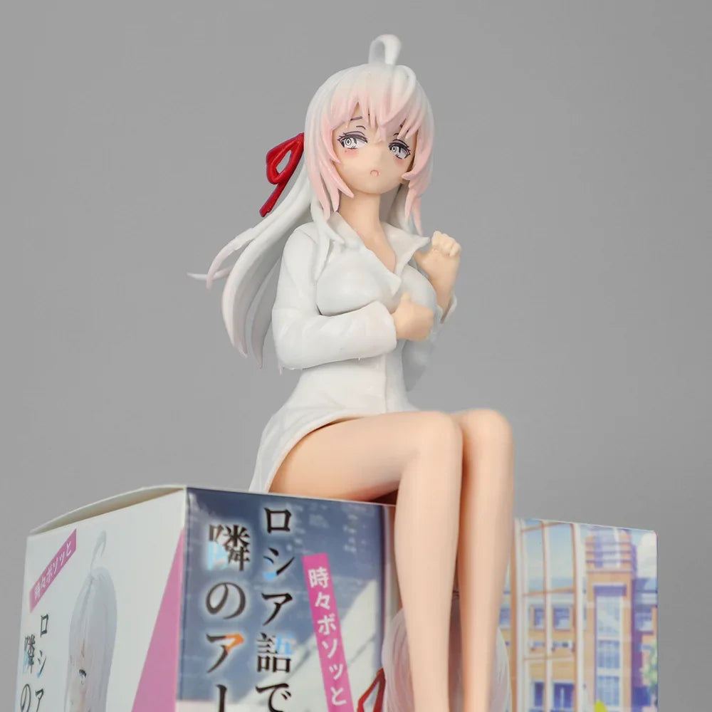 Alisa Mikhailovna Kujou Figure Anime Alya Sometimes Hides Her Feelings in Russian Cartoon Figures Doll Models Decor Ornament Toy