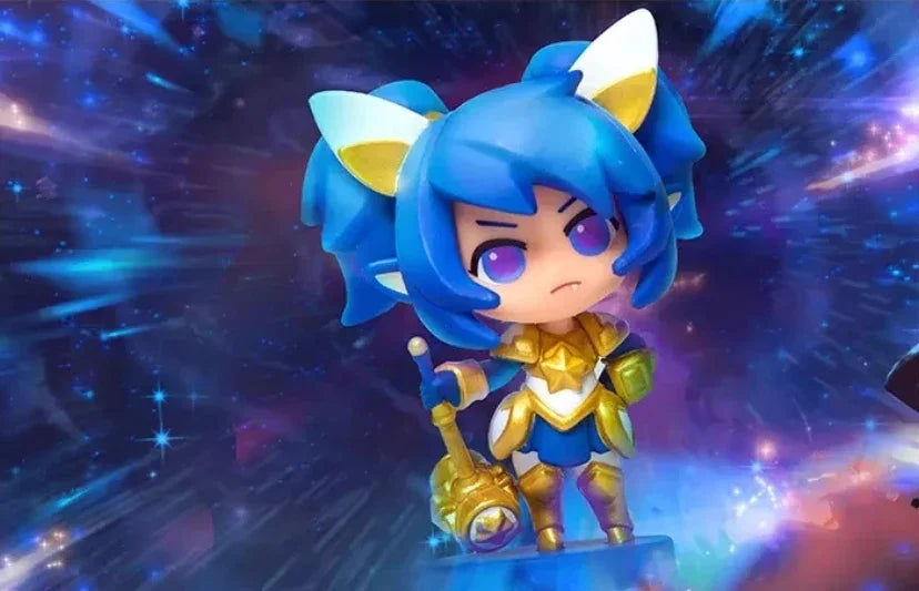 Original LOL League of Legends Lulu Jinx Poppy Janna Star Guardian Game Statues Action Figures Mini Model Toys Gift