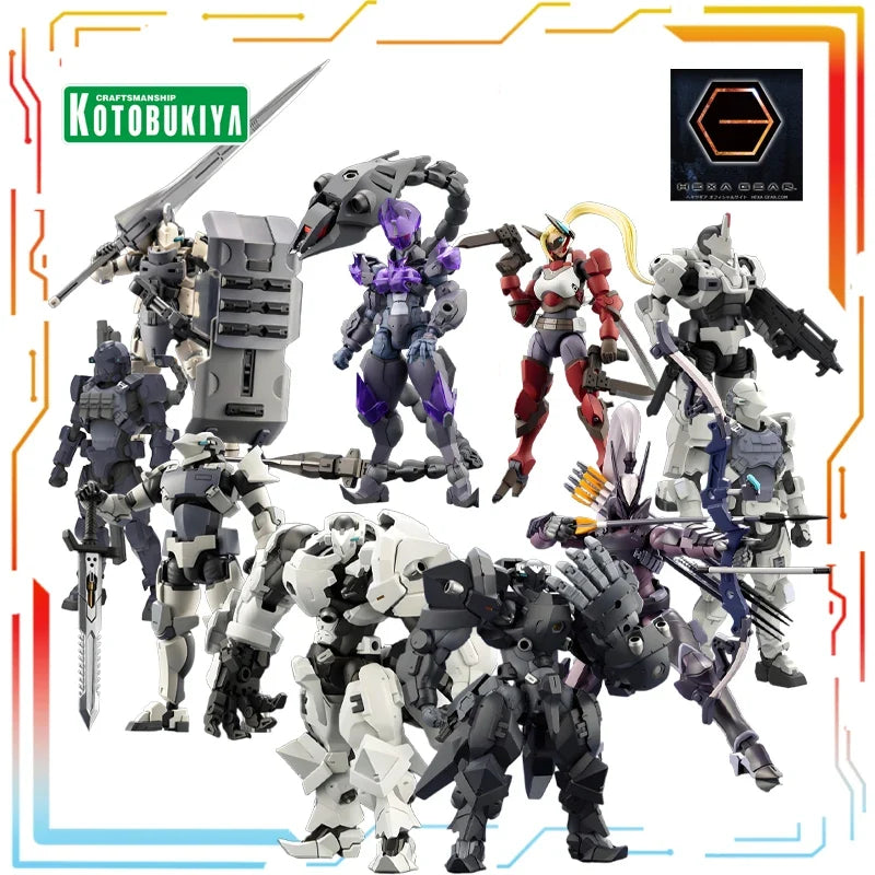 Kotobukiya Hexagonal Gear 1/24 Mech Assembly Series Bishop's Dental Machine Anime Action Figure Model Toy Festival Gift for Boys