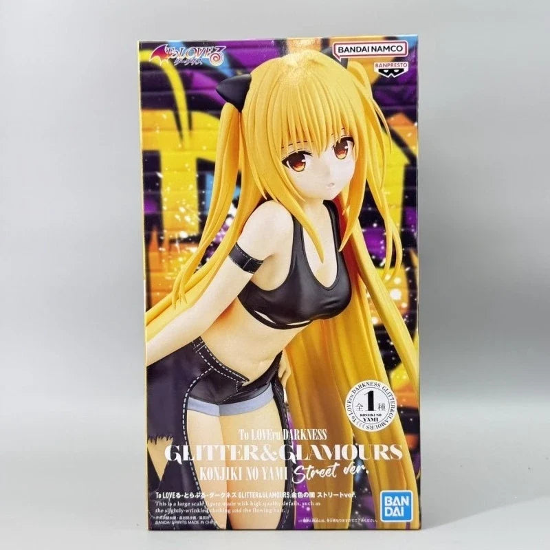 In Stock Original BANPRESTO To Love Ru GLITTER&GLAMOURS Golden Darkness Figure Anime Model Toy WY