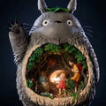 Cartoon Dragon Cat Action Figure Japanese Anime Character Model Room Living Room Home Decoration Kawaii Desktop Figurine Gifts