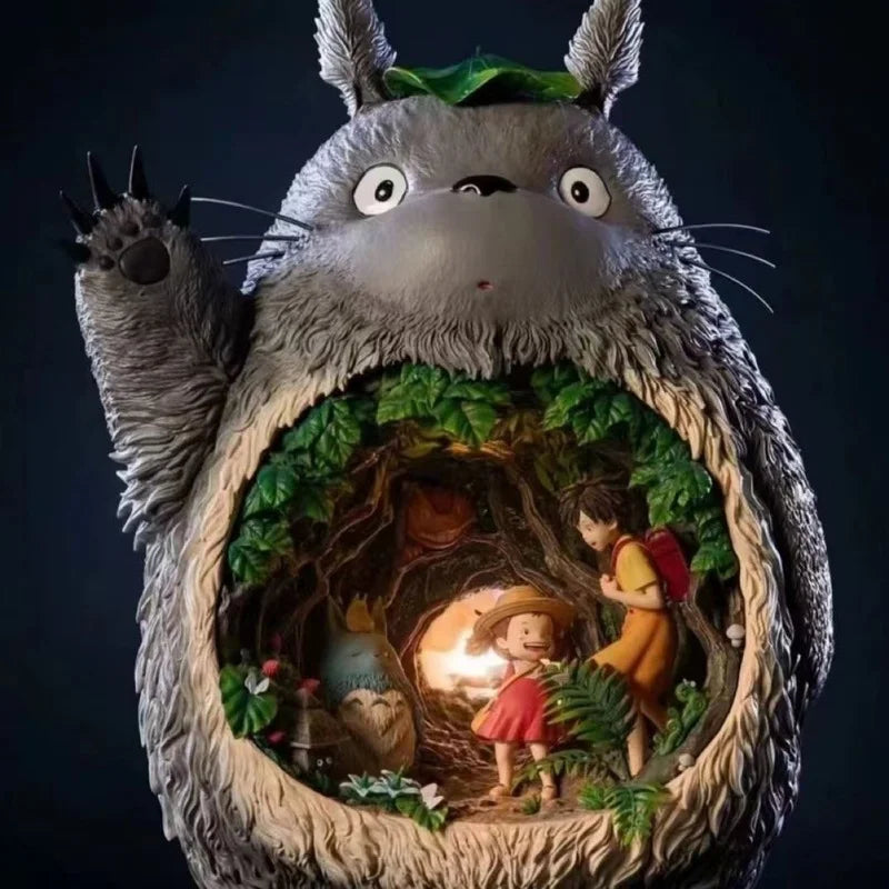 Cartoon Dragon Cat Action Figure Japanese Anime Character Model Room Living Room Home Decoration Kawaii Desktop Figurine Gifts