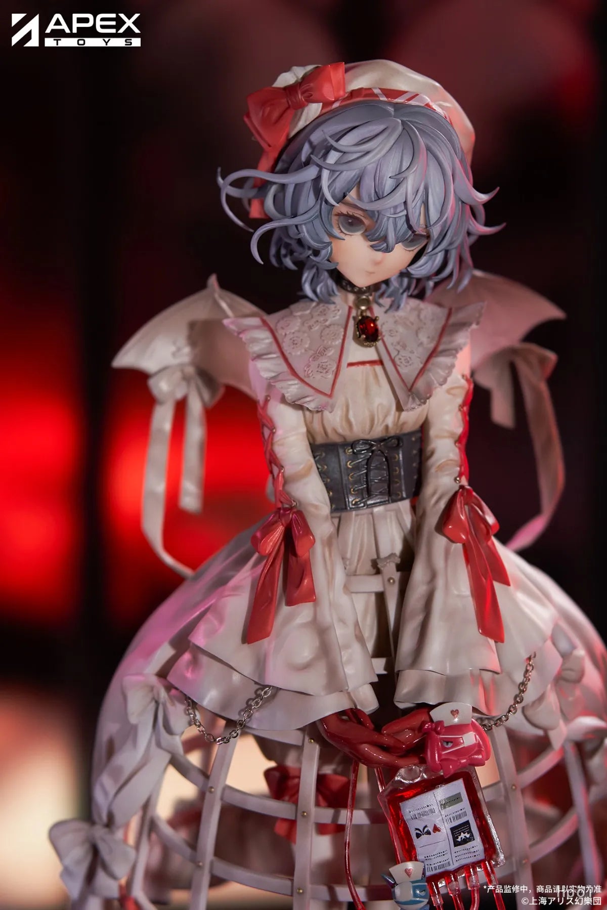 In Stock Original APEX  TOYS Touhou Project Remilia Scarlet 29cm Anime Decorative Girl Gift Doll 1/7 Model Ornament