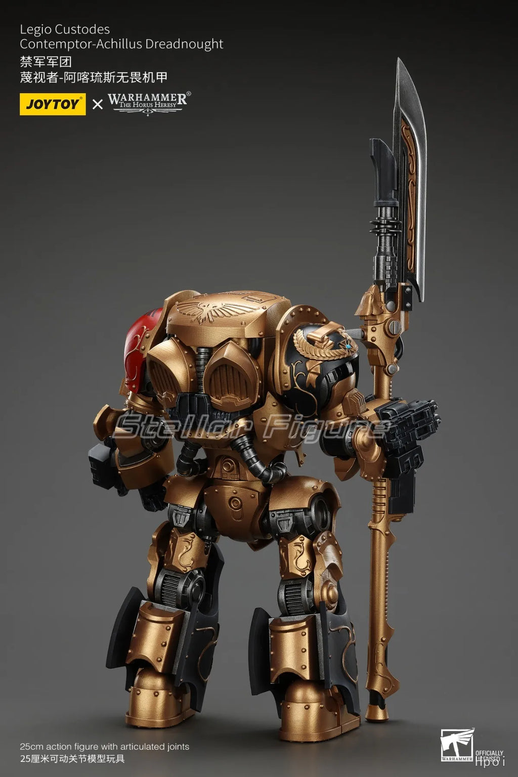 【SF】JOYTOY 1/18 Action Figure Legio Custodes Contemptor Achillus Dreadnought Model Toys Gifts Collection Ornaments