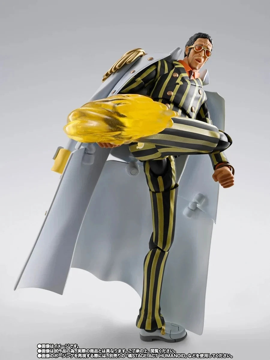 Presale Original Bandai ONE PIECE S.H.Figuarts SHF Borsalino Future Island Egghead Action Figure Animation Toy Gift Model Toys