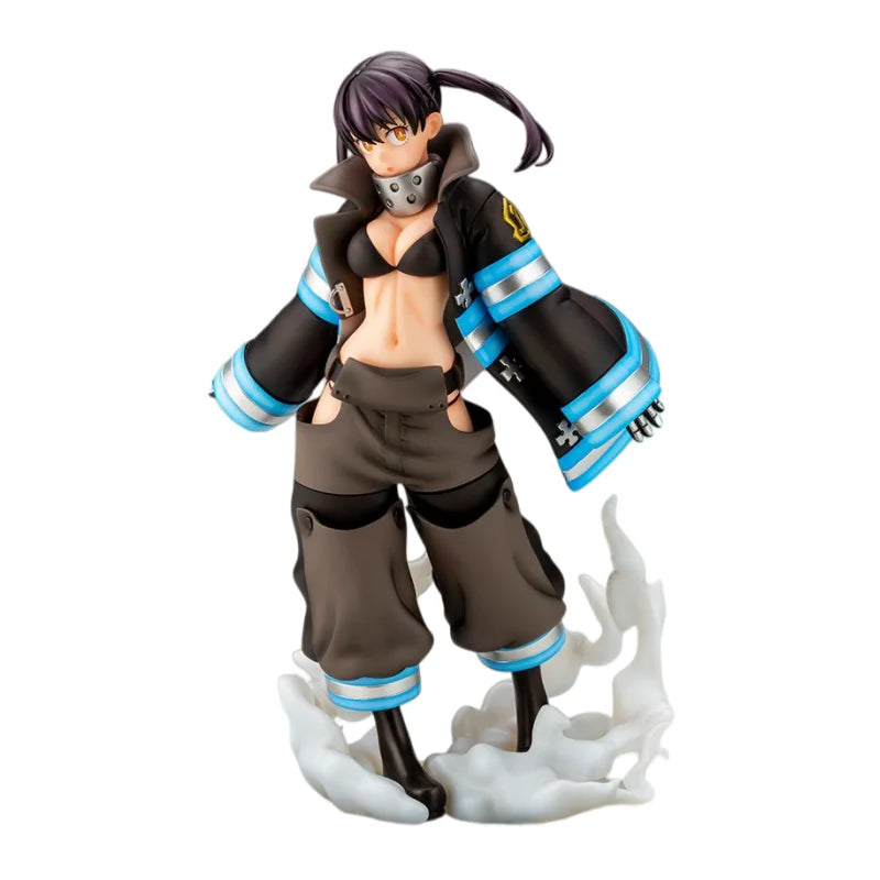 In Stock Genuine Kotobukiya Enn Enn No Shouboutai Tamaki Kotatsu ARTFX J 1/8 Anime Figure Garage Kit Anime Cartoon Model Toys