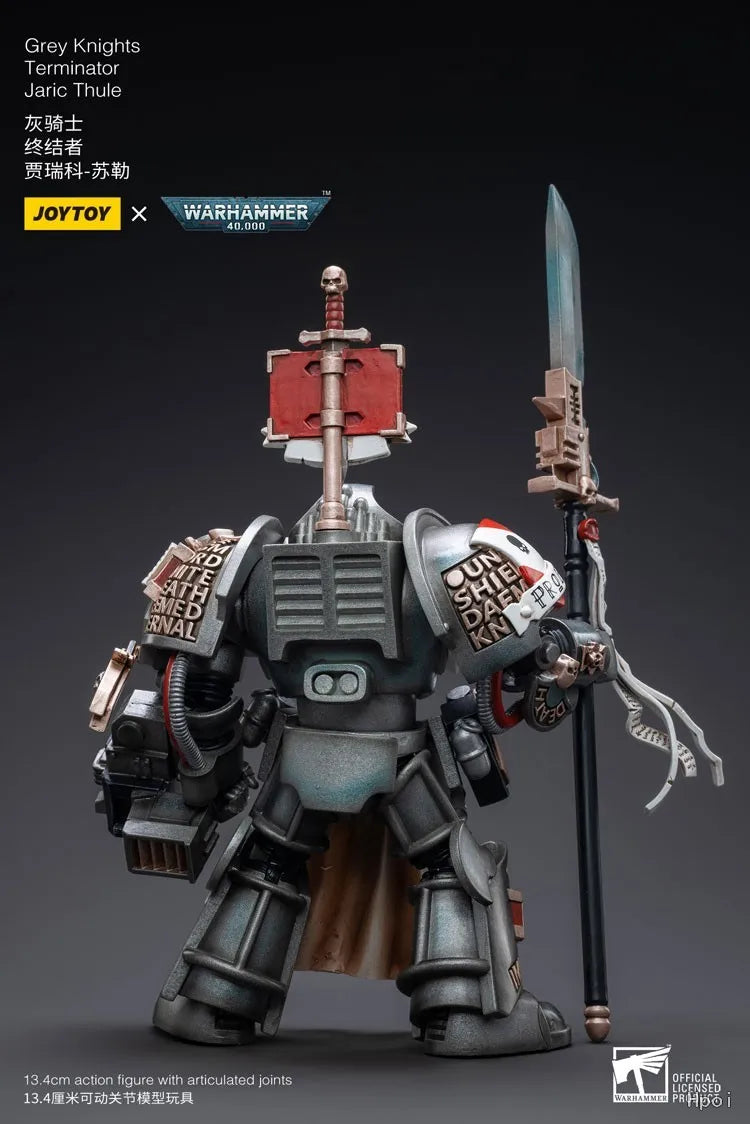 【Original】JOYTOY Warhammer 40K Grey Knights Terminator Jaric Thule 1/18 Action Figures Soldier Model