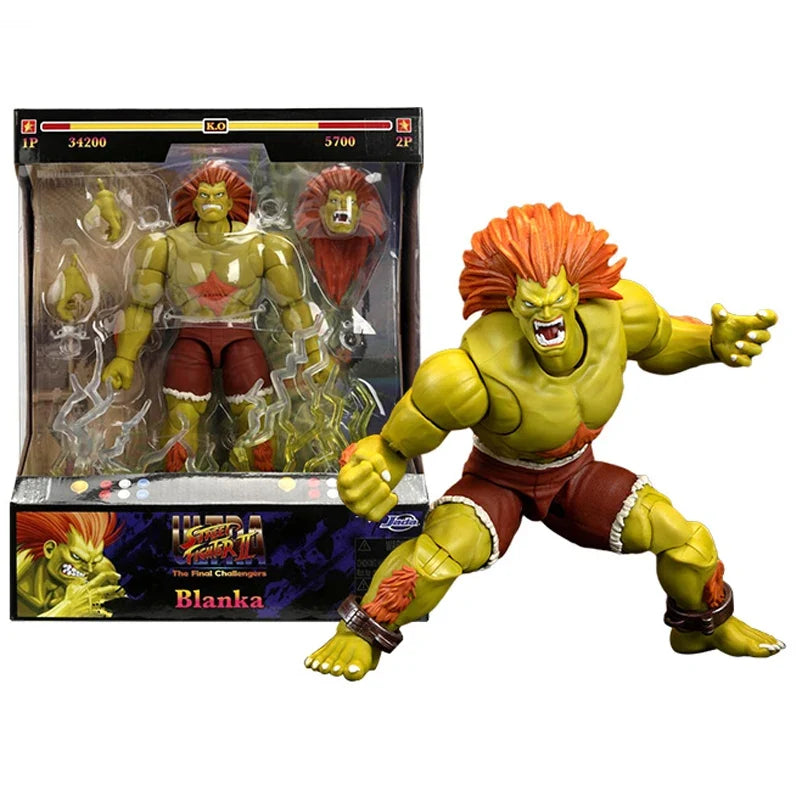 JADA Toys Action Figure Street Fighter Deluxe Vega Sagat Blanka Collector Figure