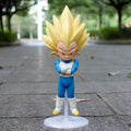 Q Version Dragon Ball Ssj3 Vegeta Figure 21cm/ 8.27inch Super Saiyan 3 Goku Action Figures Collection Model Toys Gifts