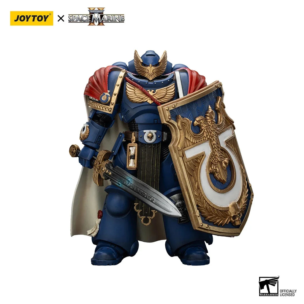JOYTOY Warhammer 40K 1/18 Action Figure Ultramarines Victrix Honour Guard Storm Shield And Power Sword Toys Model