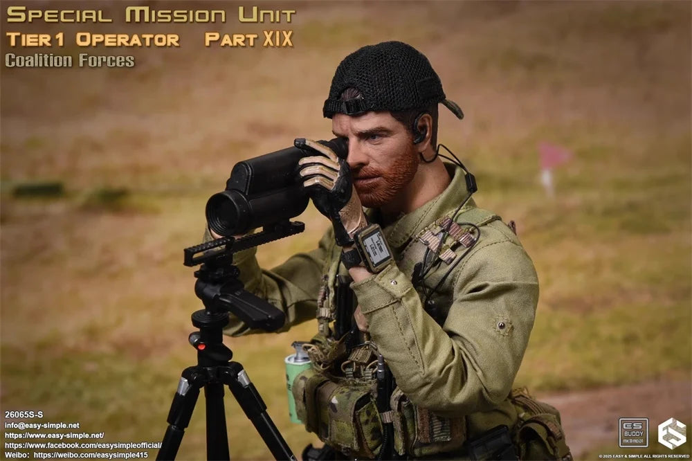 Limited Version 1/6 EASY&SIMPLE ES 26065SS US. Special Mission Unit Operation Full Set Movable Action Figure Full Set Toys Model