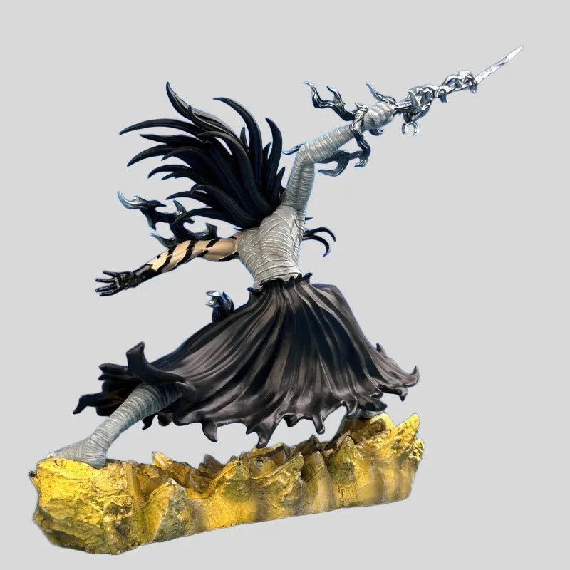 ‌Bleach Anime Ichigo Kurosaki 24cm Moonless Combat Figure Model Statue Collectible Desktop Decor for Boys Gift