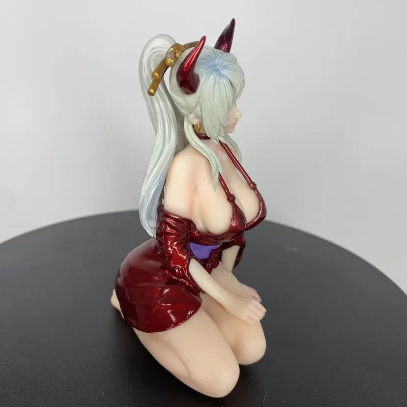 Large Size Gk Kimono Yamato Kneeling Pose Anime Beautiful Girl Figure: Exquisite Anime Peripheral Model  For Otaku Collection